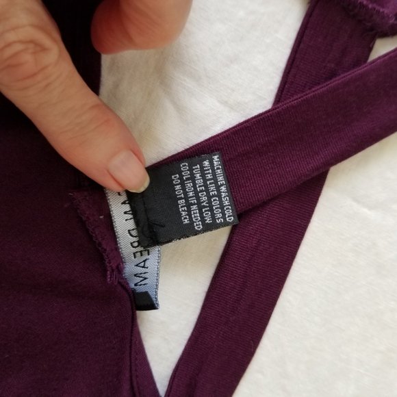 American Dream Short Sleeve Rayon Spandex Top w/Criss-Cross Straps-Medium - Picture 6 of 7